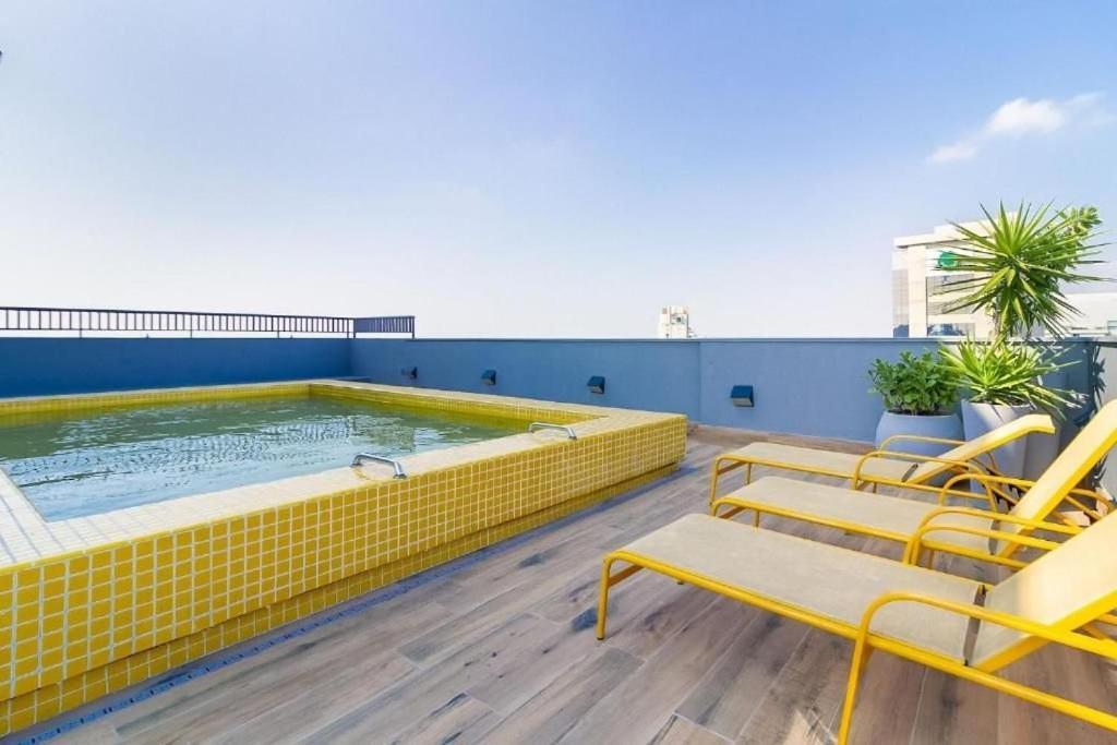 Oasis Urbano: Studio Deslumbrante Com Piscina Na Cobertura By Dabra House- Vn 03 São Paulo Exteriér fotografie